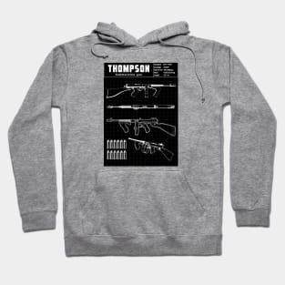 THOMPSON SUBMACHINE GUN Hoodie